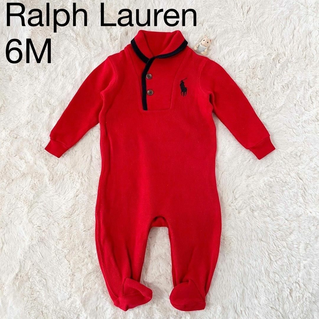 Ralph Lauren - 【美品】ラルフローレン ロンパース カバーオール