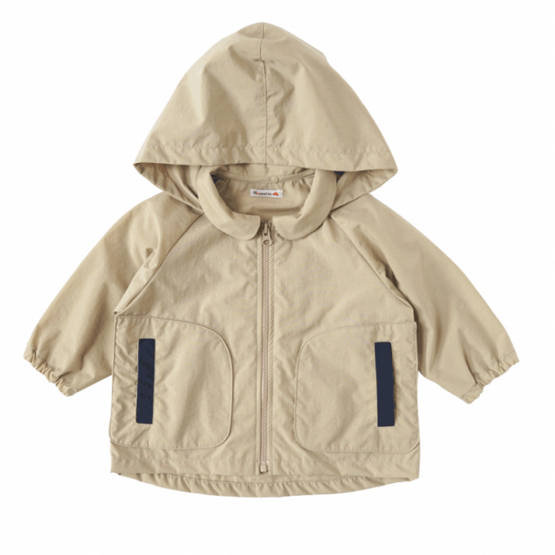 Hoppetta(ホッペッタ)のhoppetta ウインドブレーカー　90-100 キッズ/ベビー/マタニティのキッズ服男の子用(90cm~)(ジャケット/上着)の商品写真