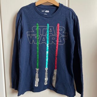 ギャップ(GAP)のスターウォーズ　長袖Tシャツ　GAP  ネイビー　130(Tシャツ/カットソー)