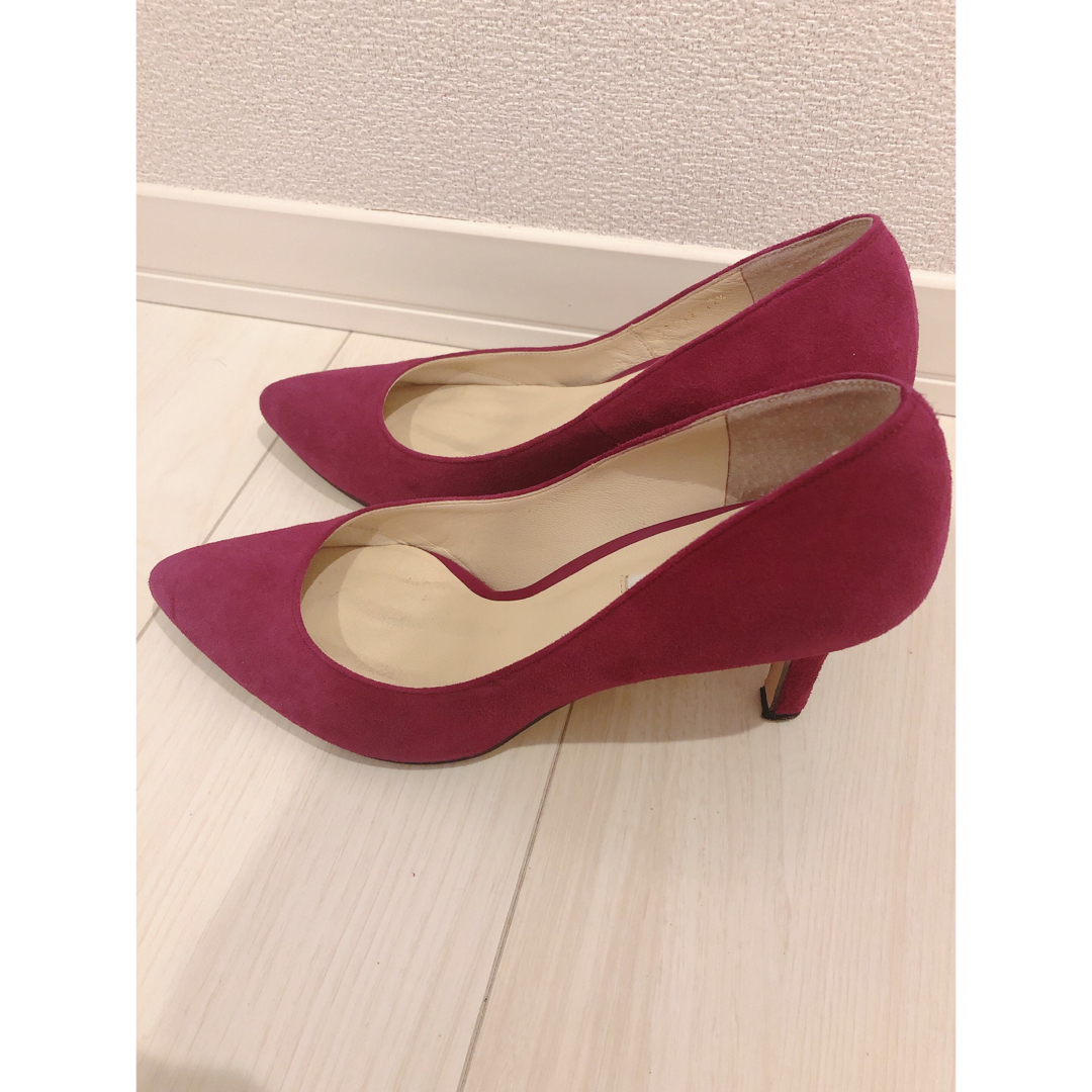 Odette e Odile(オデットエオディール)のローズピンクカラーパンプス レディースの靴/シューズ(ハイヒール/パンプス)の商品写真