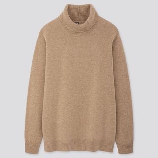 ユニクロ(UNIQLO)のユニクロ　プレミアムラムタートルネックセーター（長袖）(ニット/セーター)