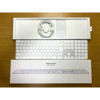 アップル(Apple)の【箱有・美品】Magic Keyboard(テンキー付)日本語(JIS)ホワイト(PC周辺機器)