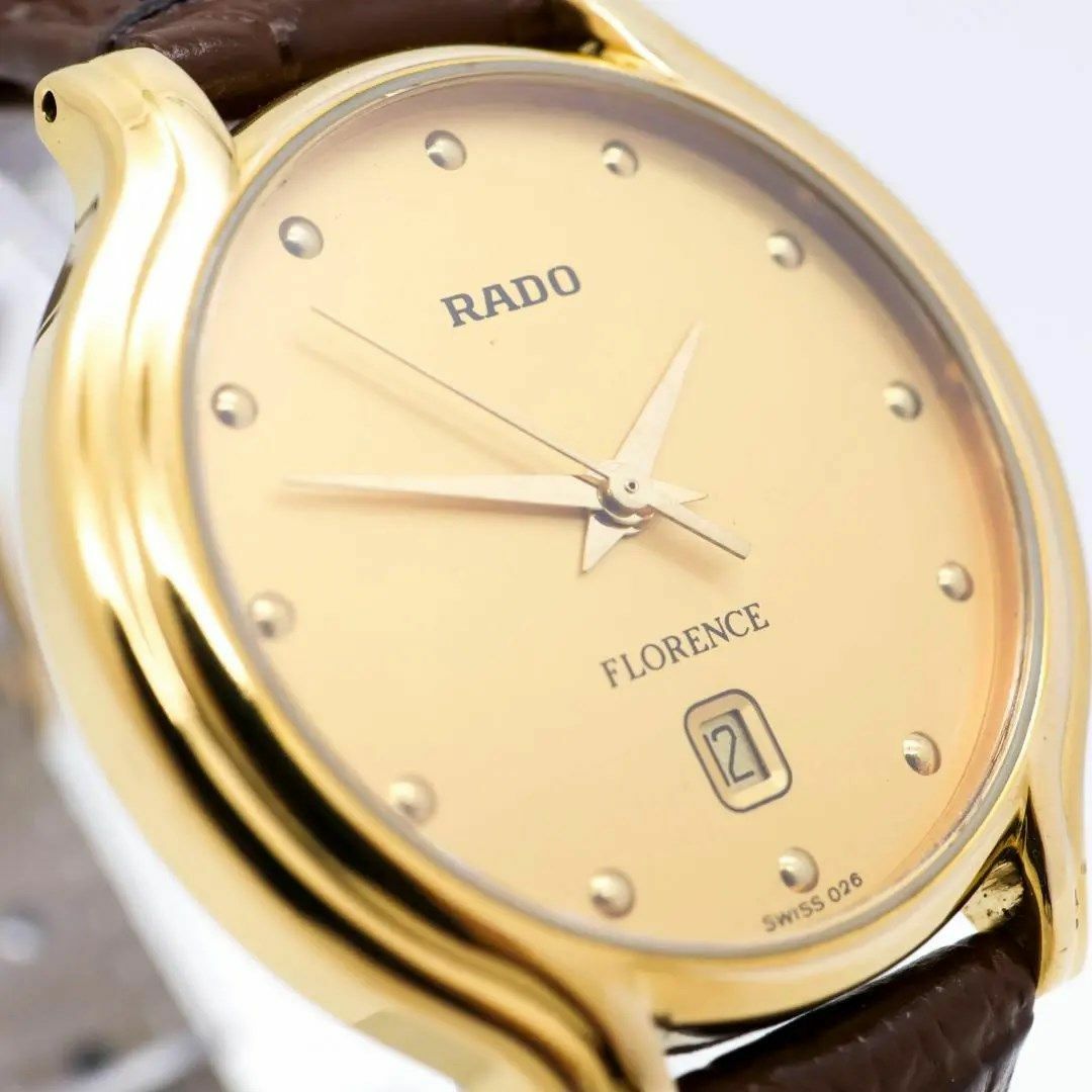 RADO - 《美品》RADO FLORENCE 腕時計 ゴールド ヴィンテージ メンズi ...