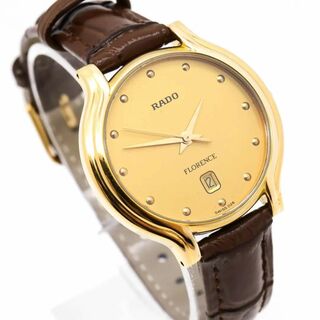 ラドー(RADO)の《美品》RADO FLORENCE 腕時計 ゴールド ヴィンテージ メンズi(腕時計)