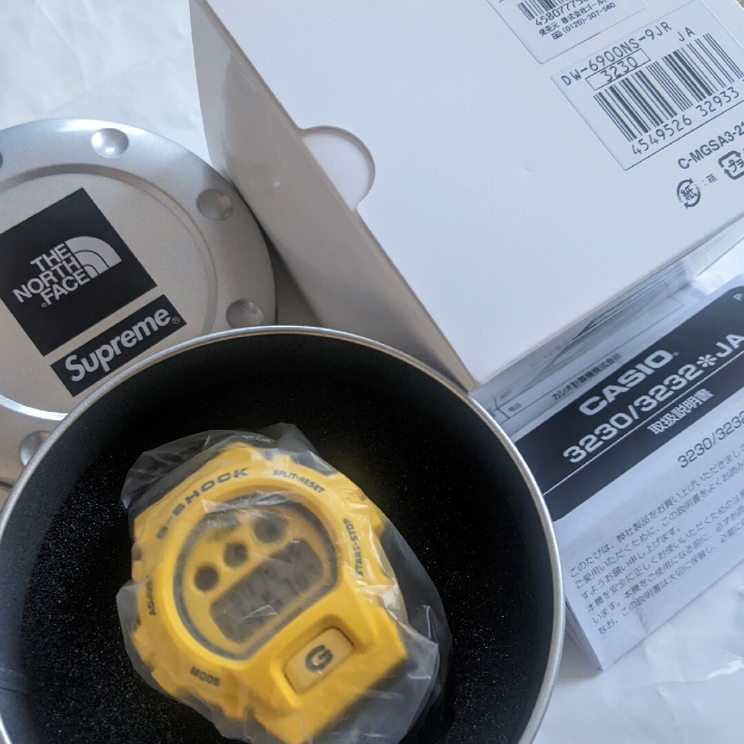 最安値 supreme G-SHOCK The North Face イエロー 1