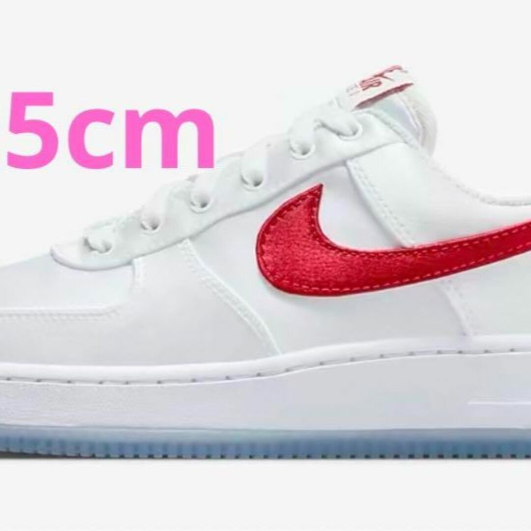 NIKE AIR FORCE 1 07 ESS " サテンレッド" 24.5cmレディース