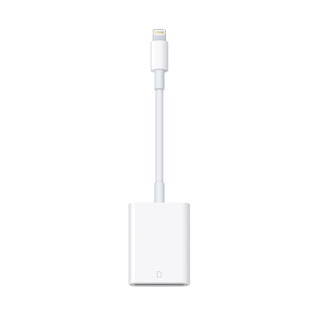 Apple(アップル)のApple Lightning  SDカード カメラリーダー MJYT2AM/A スマホ/家電/カメラのPC/タブレット(PC周辺機器)の商品写真