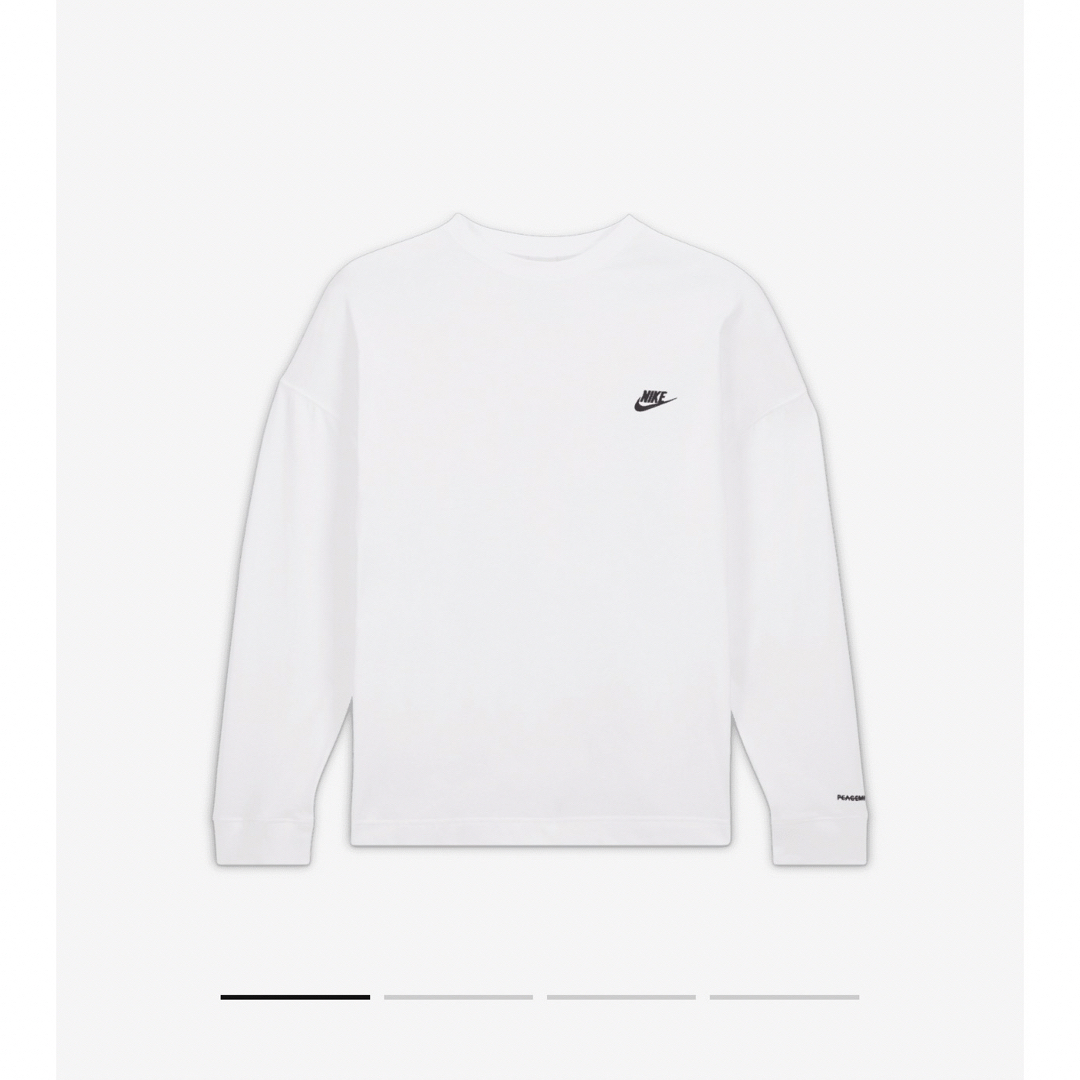 NIKE(ナイキ)のピースマイナスワン ピーエムオーxナイキ LS Tシャツ "ホワイト"Sサイズ メンズのトップス(Tシャツ/カットソー(七分/長袖))の商品写真