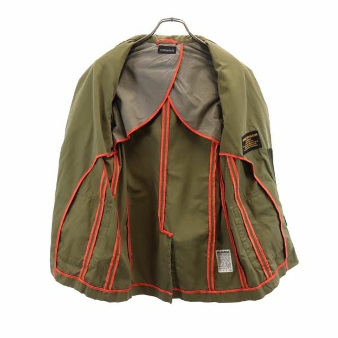 マハリシ ミリタリー テーラードジャケット XS カーキ Maharishi