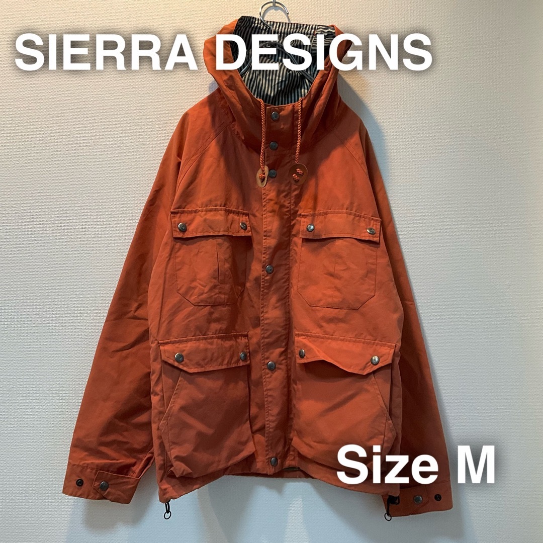 SIERRA DESIGNS シェラデザイン　M マウンテンパーカー　オレンジ