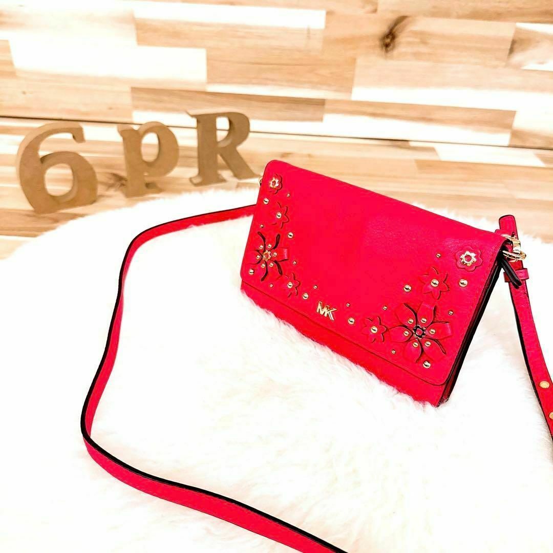 Michael Kors - 【マイケルコース】レザー ショルダーウォレット