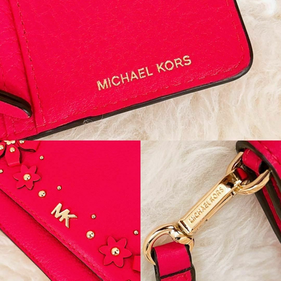 Michael Kors - 【マイケルコース】レザー ショルダーウォレット