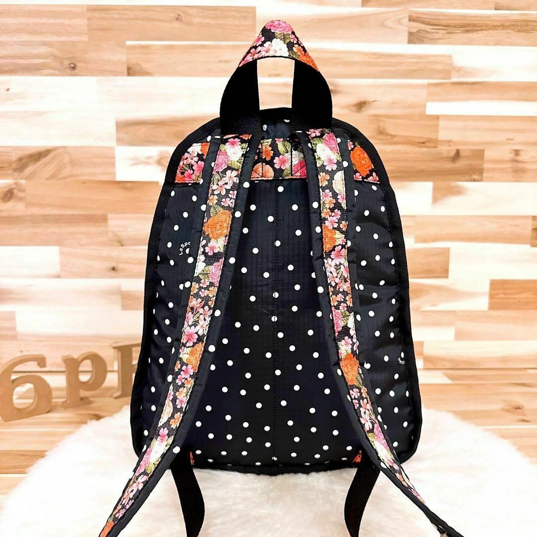 レスポートサック　LeSportsac　リュック　ドット　花柄