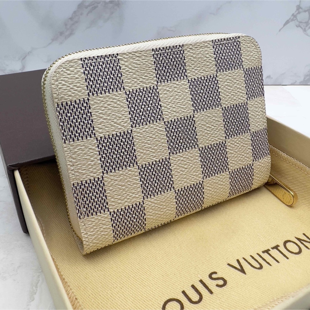 新品LOUIS VUITTON ジッピー・コインパースダミエアズール