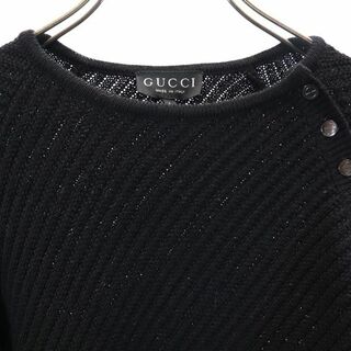 Gucci   グッチ イタリア製 ウール％ ニット L ブラック系 GUCCI