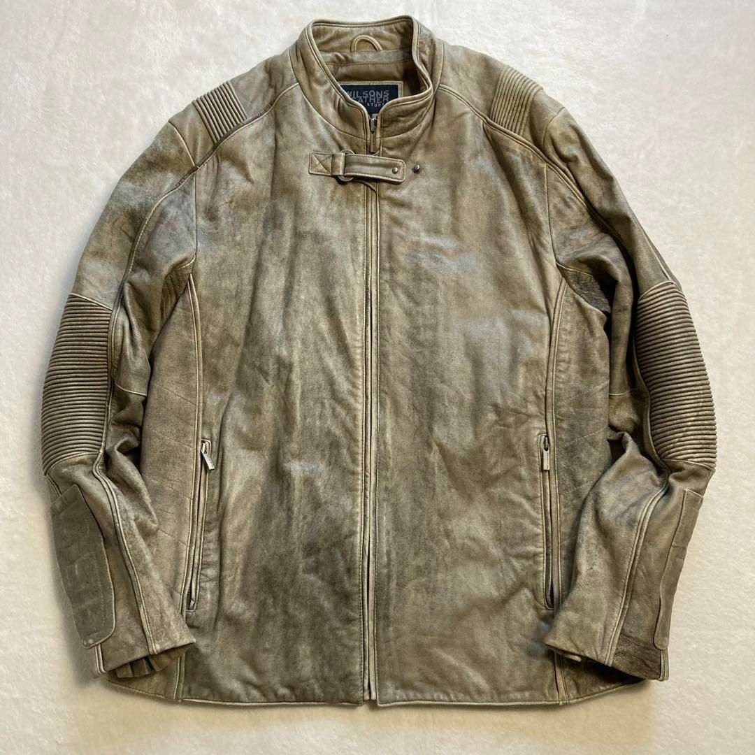 WILSONS LEATHER レザージャケット ライダース XL