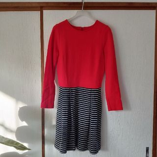 プチバトー(PETIT BATEAU)のプチバトー　切替ワンピース(ひざ丈ワンピース)