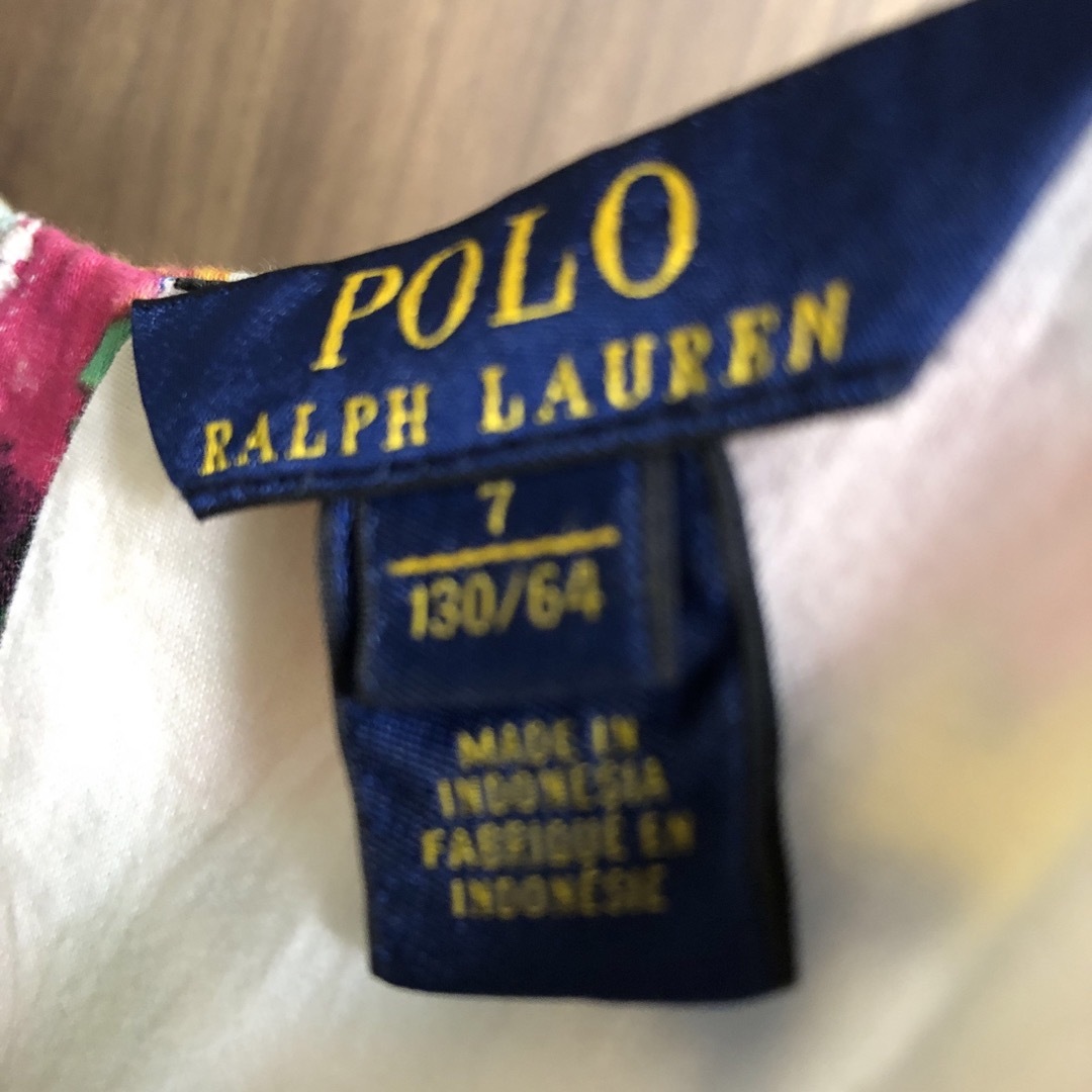 POLO RALPH LAUREN(ポロラルフローレン)のPOLO ラルフローレン　ワンピース　130cm キッズ/ベビー/マタニティのキッズ服女の子用(90cm~)(ワンピース)の商品写真