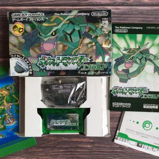 ニンテンドウ(任天堂)のポケットモンスター　エメラルド　アダプタ付き(携帯用ゲームソフト)