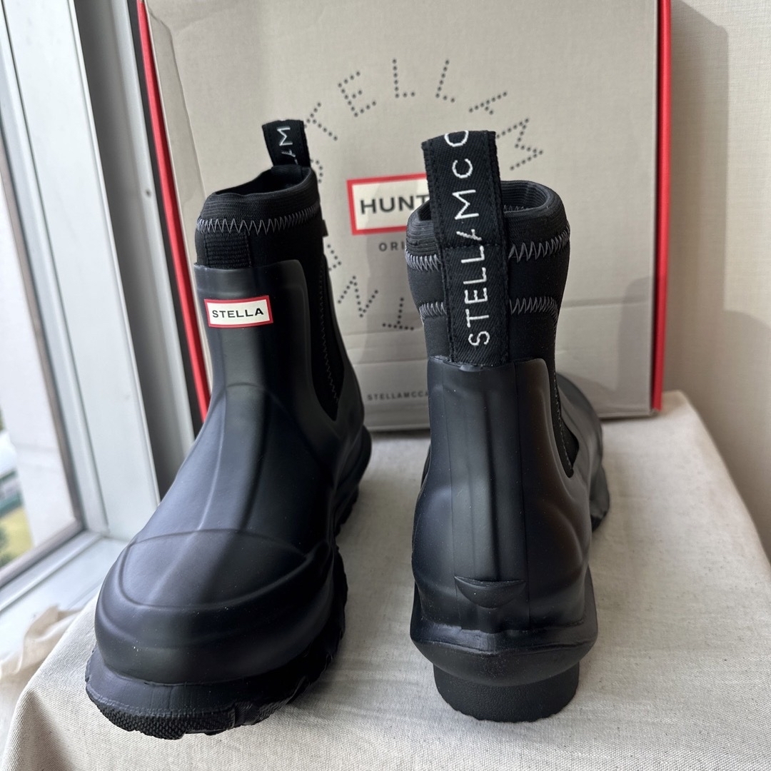 Stella Mccartney Hunter コラボ レインブーツ UK5黒