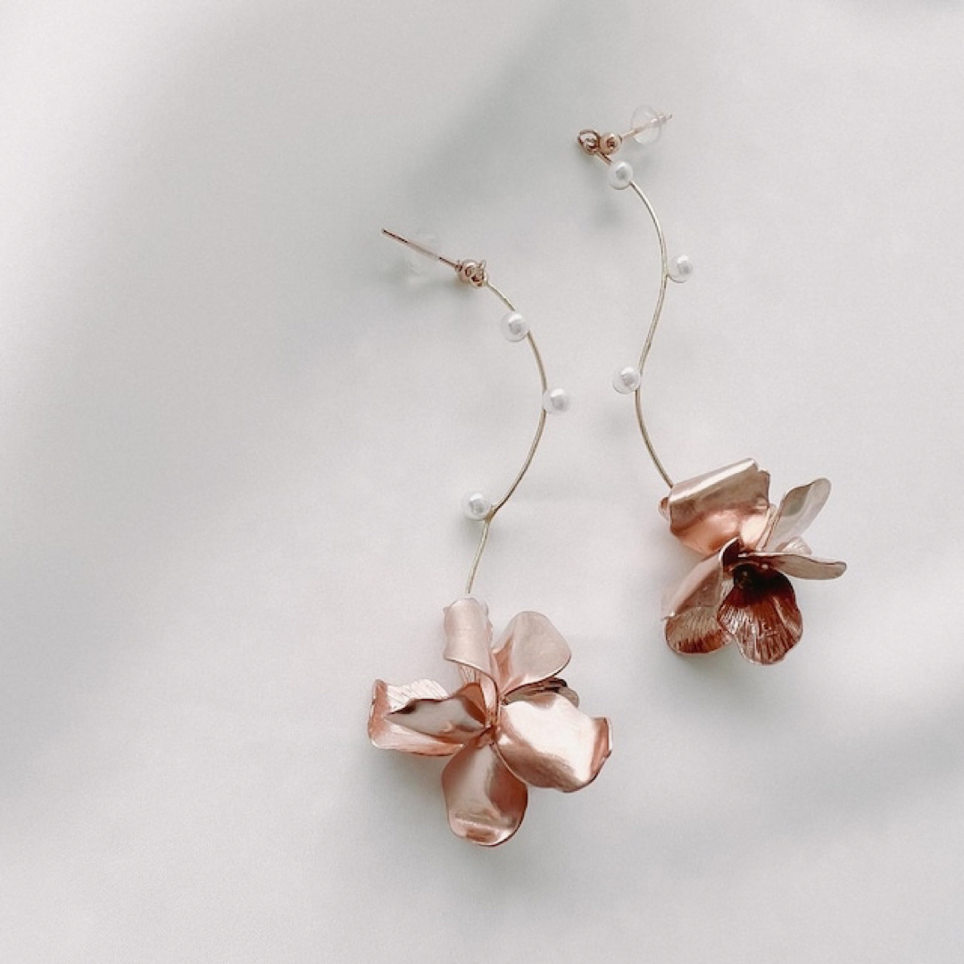 flua pink gold oncidium ブライダル ウェディングの通販 by おむら