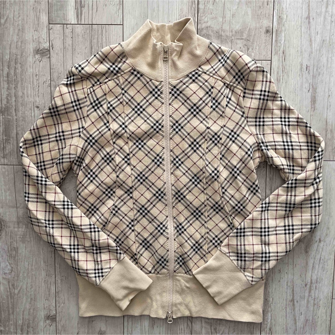 BURBERRY BLUE LABEL - バーバリーブルーレーベルノバチェックジップ