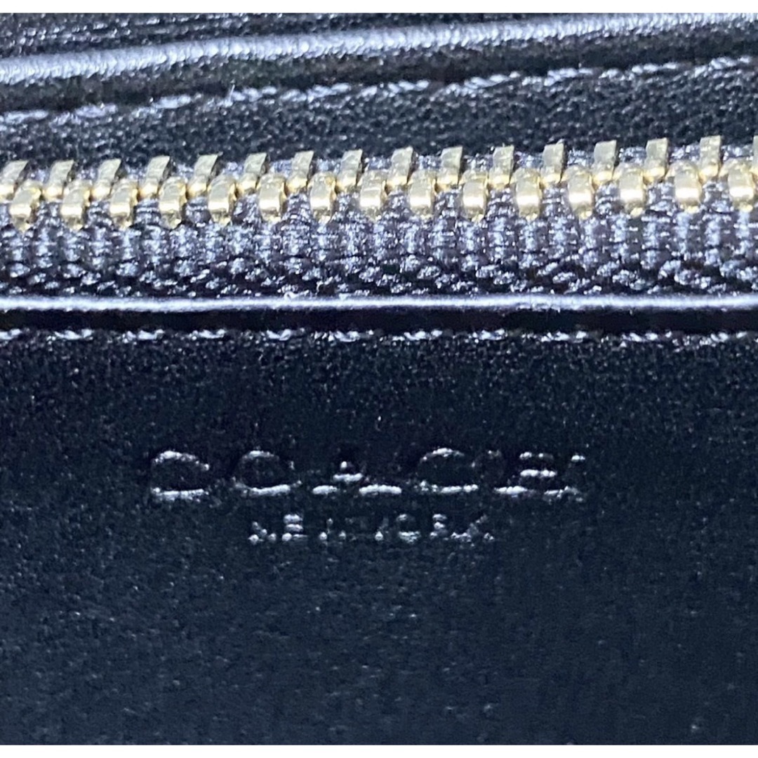 COACH - 【新品/未使用】COACH 長財布 シグネチャー ブラック 黒
