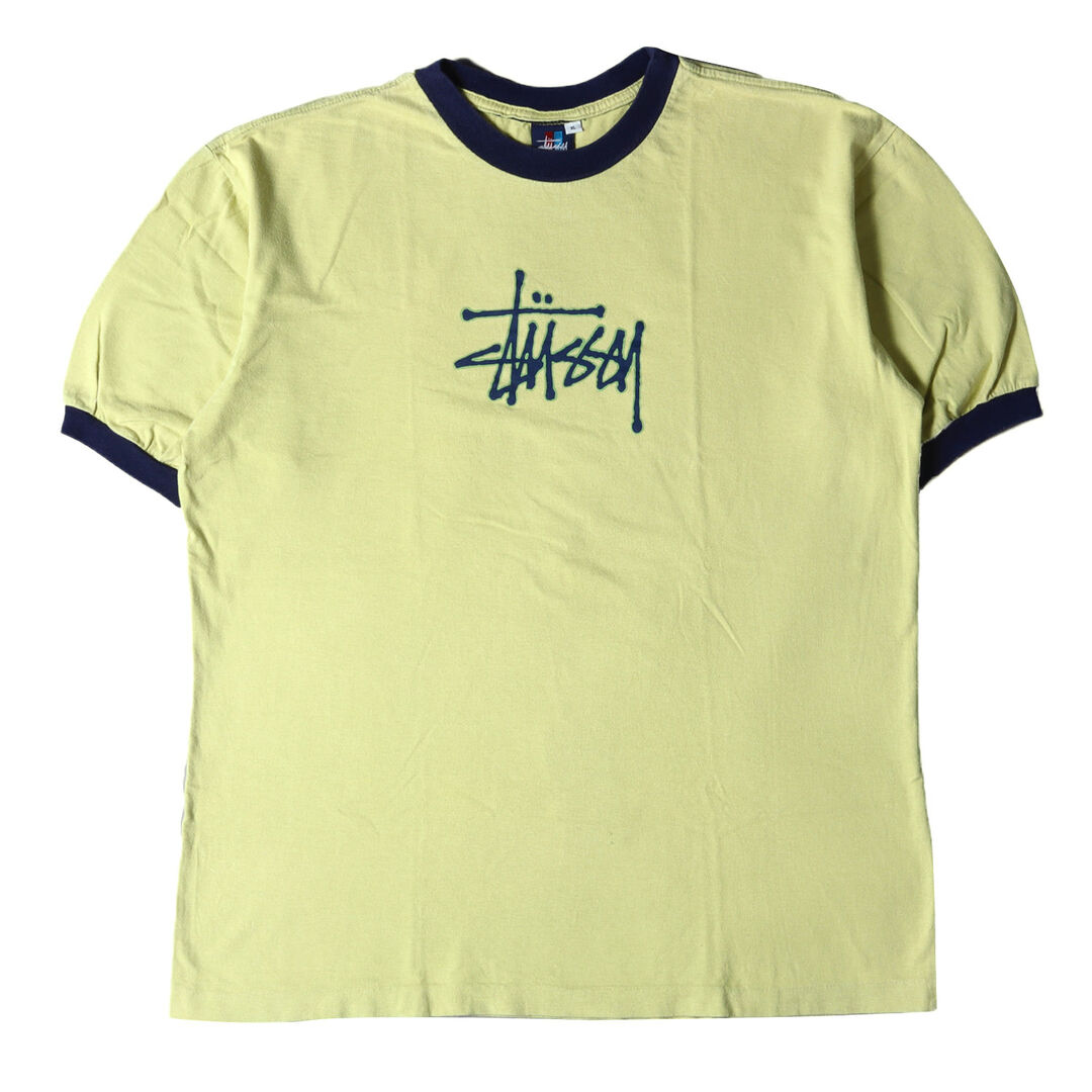 STUSSY　Tシャツ　90s　紺タグ　XL