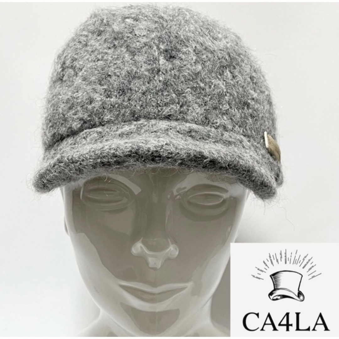 CA4LA(カシラ)の【新品】CA4LAカシラ日本製アルパカ混アシメントリーワイヤー入りブリムキャップ レディースの帽子(キャップ)の商品写真