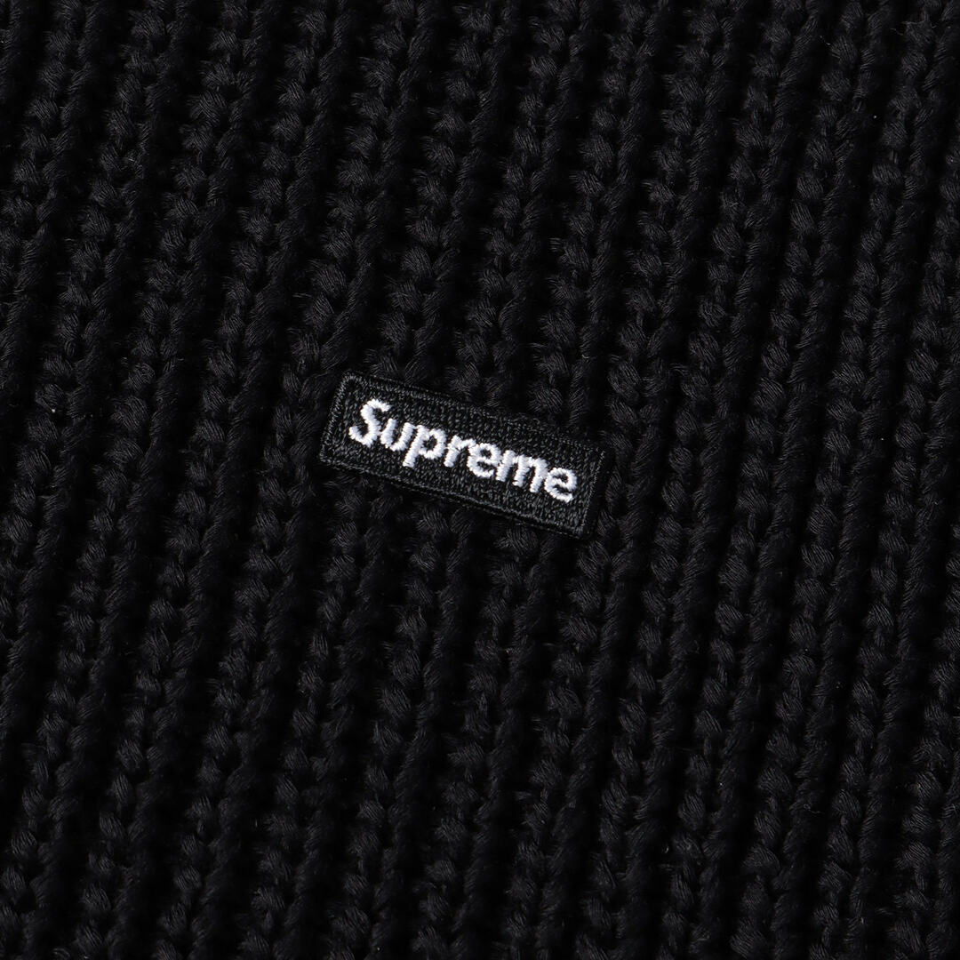 Supreme Small Box Ribbed Sweater 黒 XXL
