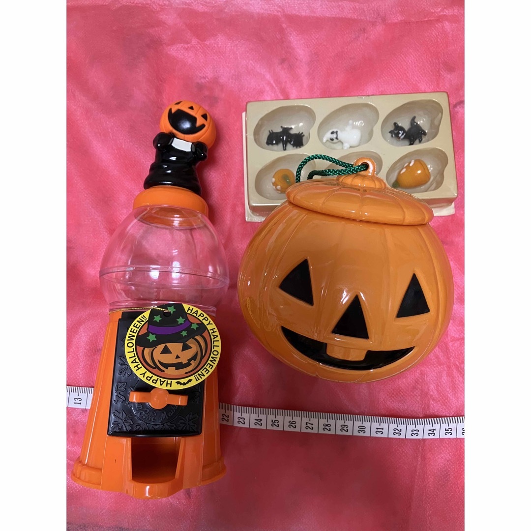 ❤️ハロウィン ギフトタグ 50枚 ゴーストパンプキン オレンジ Ⅶ