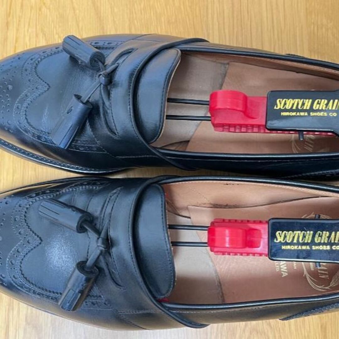 スコッチグレイン ローファー FLEXIBLE 3510BL(EEE)26.5