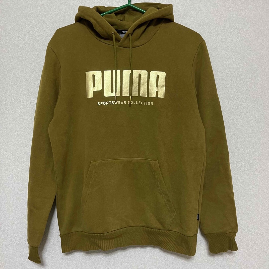PUMA(プーマ)のPUMA スウェット パーカー ゴールド S レディースのトップス(パーカー)の商品写真