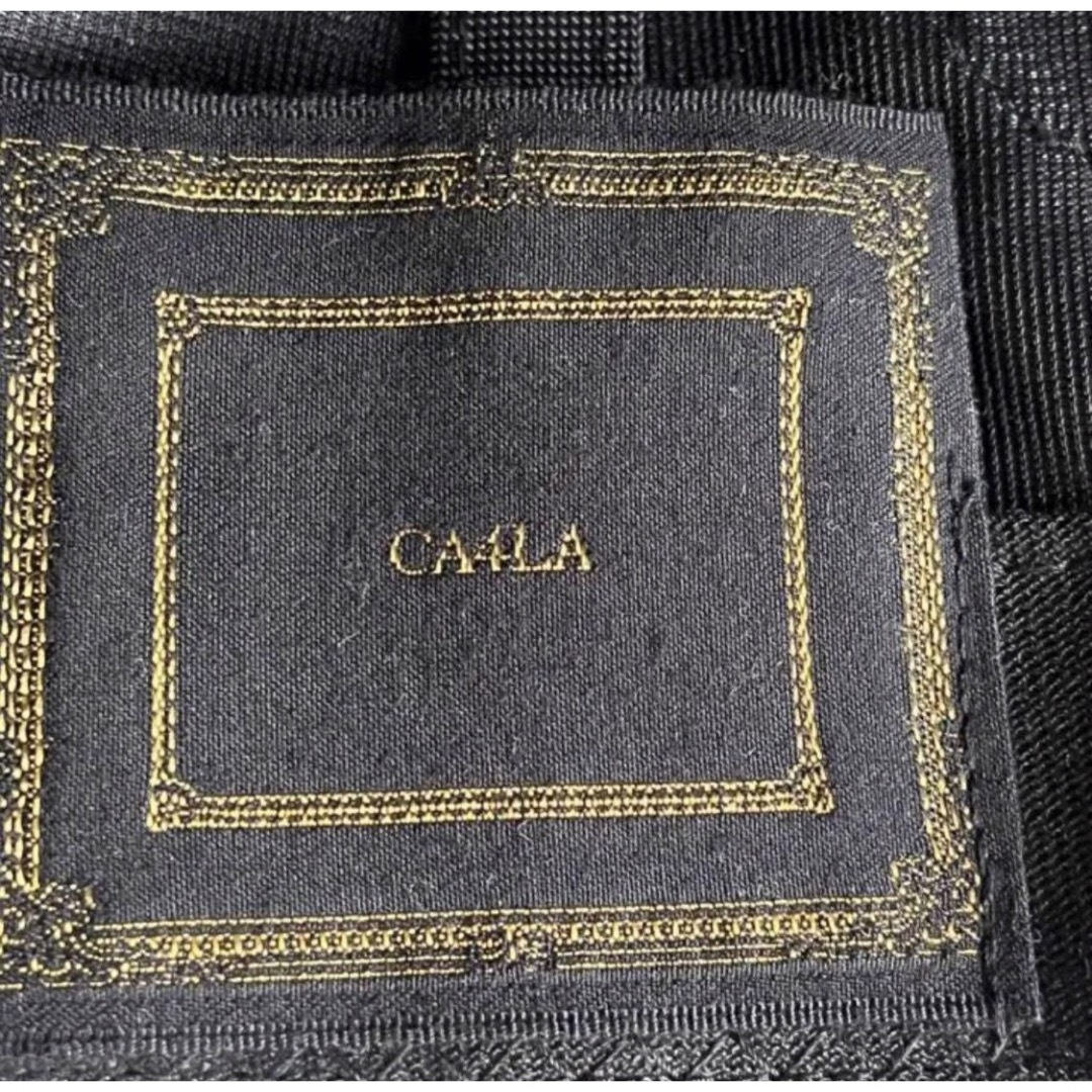 【新品】CA4LA カシラ日本製 遊び心満載ダイヤル可動デザインブラックキャップ