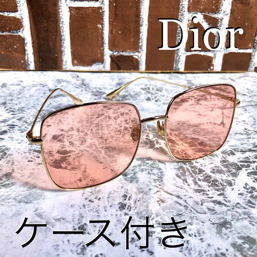 【Dior】Stellaire サングラス　レッド　ピンク　ディオール BTS
