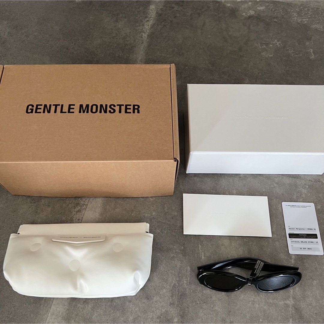 Maison Margiela × Gentle Monster  MM005Blackブラック黒コメント