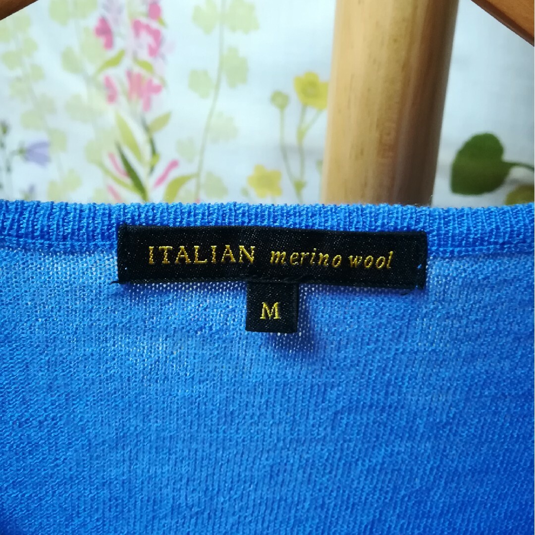 UNIQLO(ユニクロ)の✨UNIQLO ユニクロ 青色のウール100セーターMサイズ メンズのトップス(ニット/セーター)の商品写真
