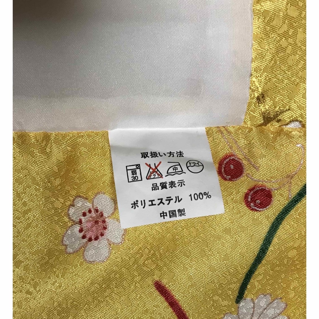 被布　七五三　黄色 キッズ/ベビー/マタニティのメモリアル/セレモニー用品(その他)の商品写真