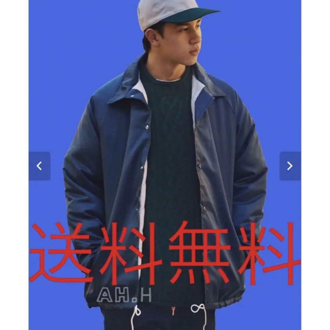 フイナムAH.H ASW COACH JACKET コーチジャケット　送料無料