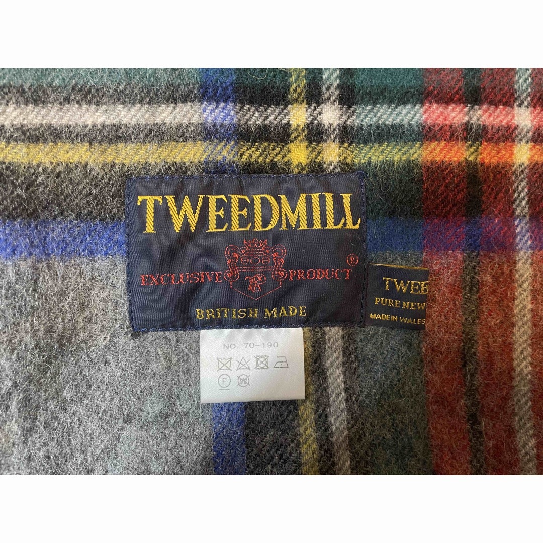 TWEEDMILL(ツイードミル)のtweedmill ツイードミル　ストール　マフラー　大判 レディースのファッション小物(マフラー/ショール)の商品写真