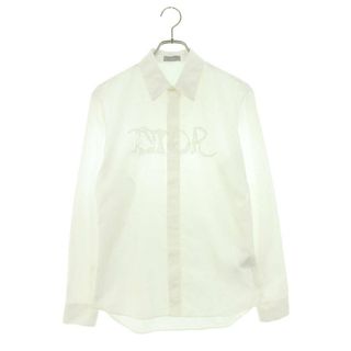 ディオール(Dior)のディオール  143C592A1581 PETER DOIGロゴ長袖シャツ メンズ 38(シャツ)