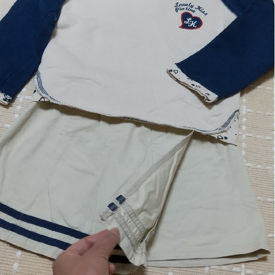 女児 上下セット  110 キッズ/ベビー/マタニティのキッズ服女の子用(90cm~)(その他)の商品写真