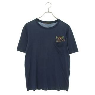 ルイヴィトン(LOUIS VUITTON)のルイヴィトン  RM132 H4JR51JEZ ×チャップマンブラザーズロゴ刺繍Tシャツ メンズ S(Tシャツ/カットソー(半袖/袖なし))