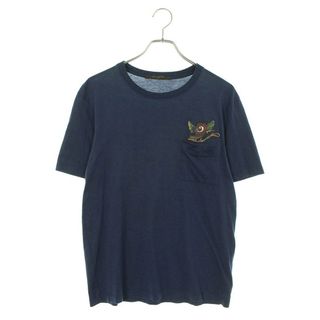 ルイヴィトン(LOUIS VUITTON)のルイヴィトン  RM132 H4JR51JEZ ×チャップマンブラザーズロゴ刺繍Tシャツ メンズ S(Tシャツ/カットソー(半袖/袖なし))