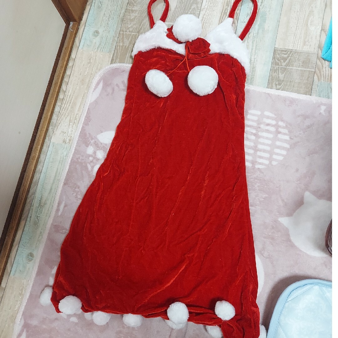 サンタコス🎅4点セット未使用 エンタメ/ホビーのコスプレ(衣装一式)の商品写真