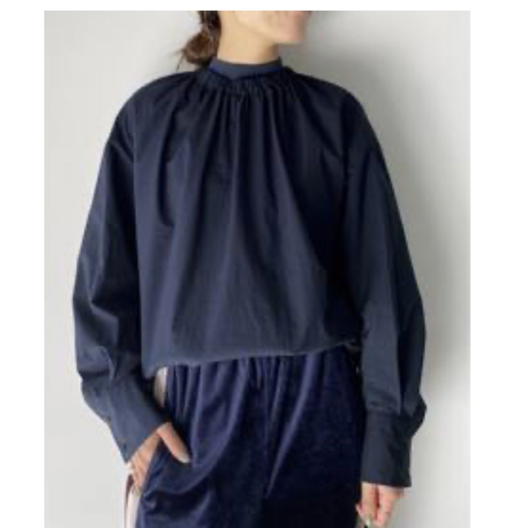 COTTON GATHER BLOUSE☆ L'Appartement 幅広いラインナップ - www