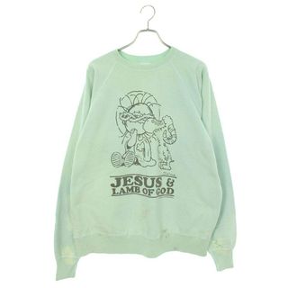 セントマイケル SAINT MICHAEL 23AW SM-A23-0000-018 ヴィンテージ加工MX6プリントスウェット メンズ L
