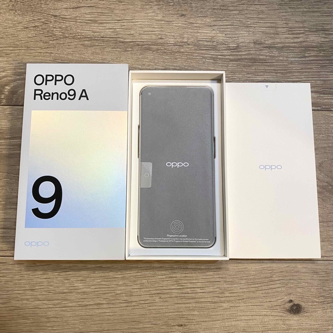 OPPO - 【新品】OPPO Reno9A ムーンホワイト SIMフリー 8GB/128GBの