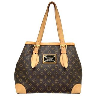 ルイヴィトン(LOUIS VUITTON)のLOUIS VUITTON ルイヴィトン トートバッグ モノグラム ハムステッドMM ハンドバッグ ブラウン 茶 SPオーダー スペシャルオーダー 鞄 かばん M51167    ゴールド金具 レディース【中古品】(トートバッグ)