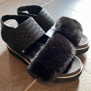 UNITED NUDE Rico Teddy ファーサンダル　37size